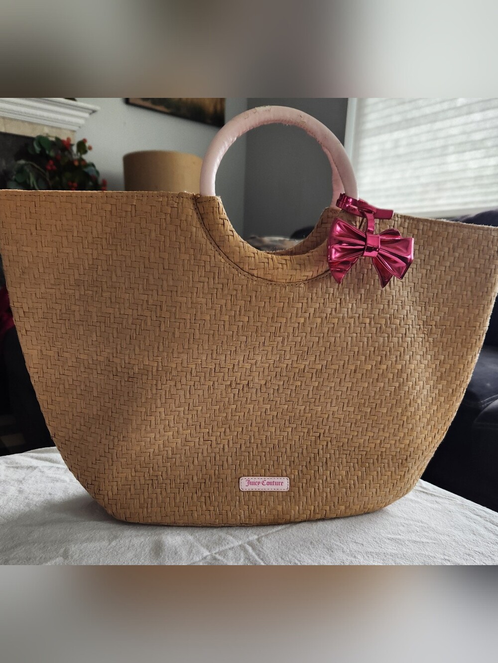 Juicy Couture Straw Tote